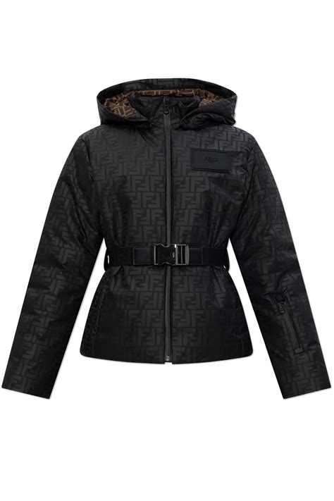 fendi ski jacket black.